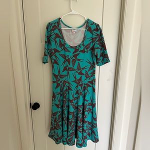LuLaRoe Nicole Swallow Dress